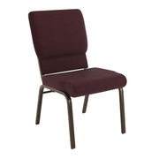 Flash Furniture Church Chair, 18 1/2" Wide - Plum