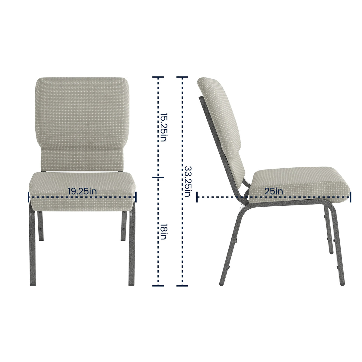Flash Furniture Church Chair, 18 1/2" Wide - photo 5