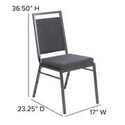 Flash Furniture FD-LUX-SIL Banquet Chair, 17" Wide - photo 3