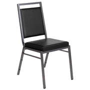 Flash Furniture FD-LUX-SIL Banquet Chair, 17" Wide - Black Vinyl