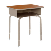 Flash Furniture FD-DESK Desk, 24" Wide - Walnut Silver