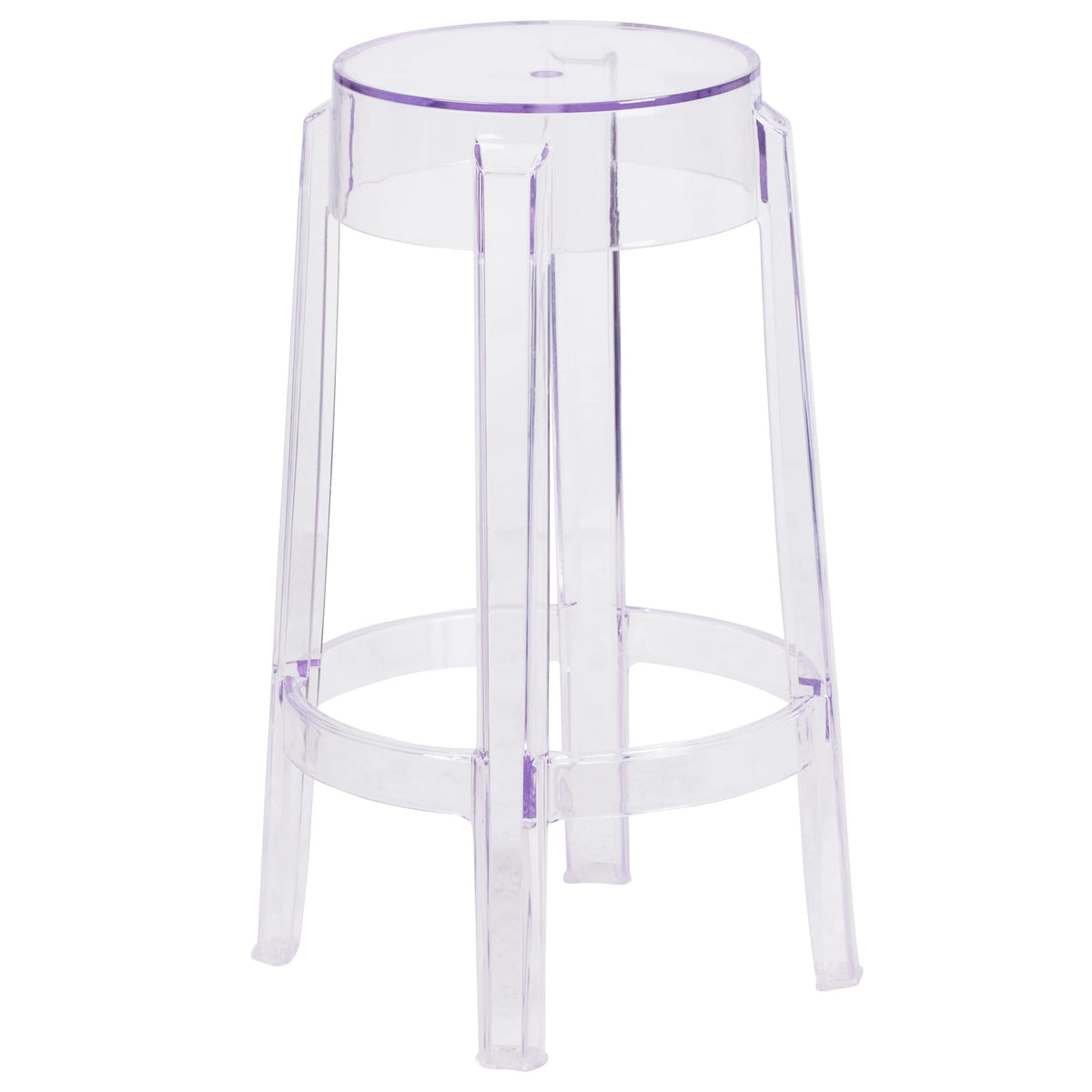 Flash Furniture FH-118 Stool, Clear - 13"