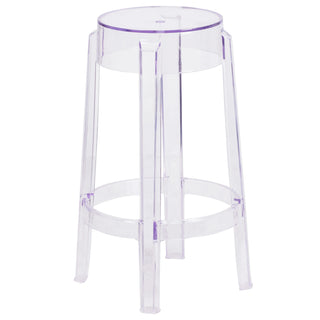 Flash Furniture FH-118 Stool, Clear - 13"