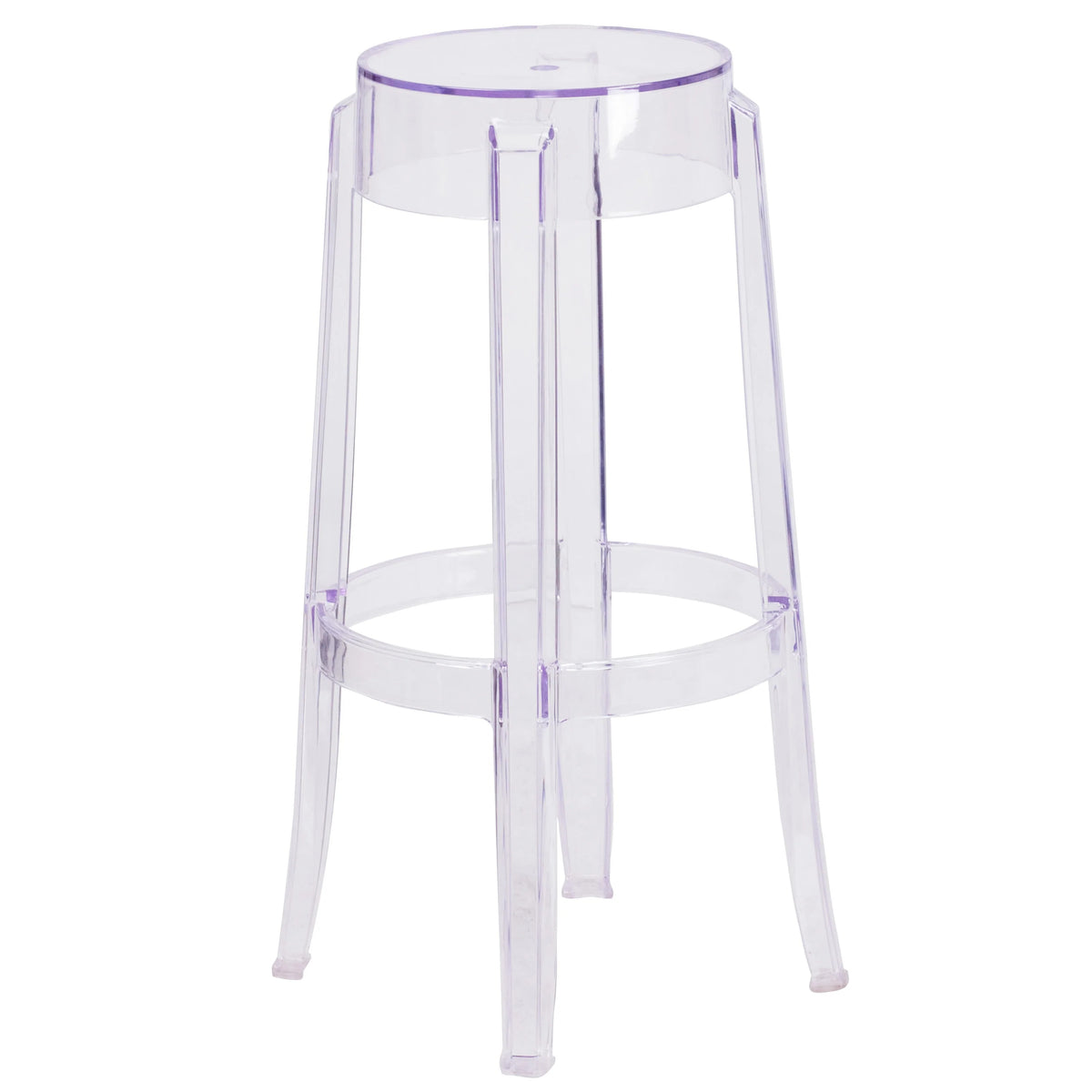 Flash Furniture FH-118 Stool, Clear - 14"