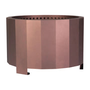 Flash Furniture BLN-HY-B-2201FP Steel Fire Pit, 17 3/4" High, Bronze - 27"