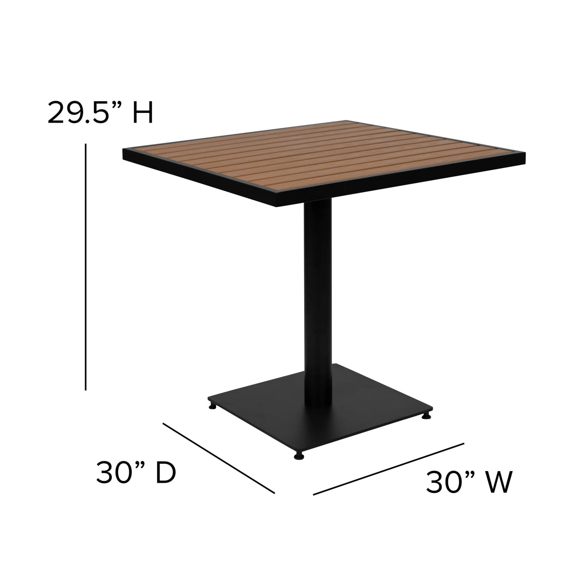 Flash Furniture XU-DG-HW1045 Table, 30" Wide - photo 4