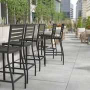 Flash Furniture XU-DG-HW6036B Bar Stool, 45" High - photo 3