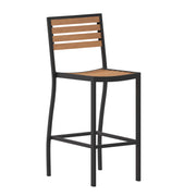 Flash Furniture XU-DG-HW6036B Bar Stool, 45" High - 18 1/4"