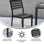 Flash Furniture 2-XU-DG-HW6036-GY-GG Chair, 19" Wide, 2/Case - photo 4