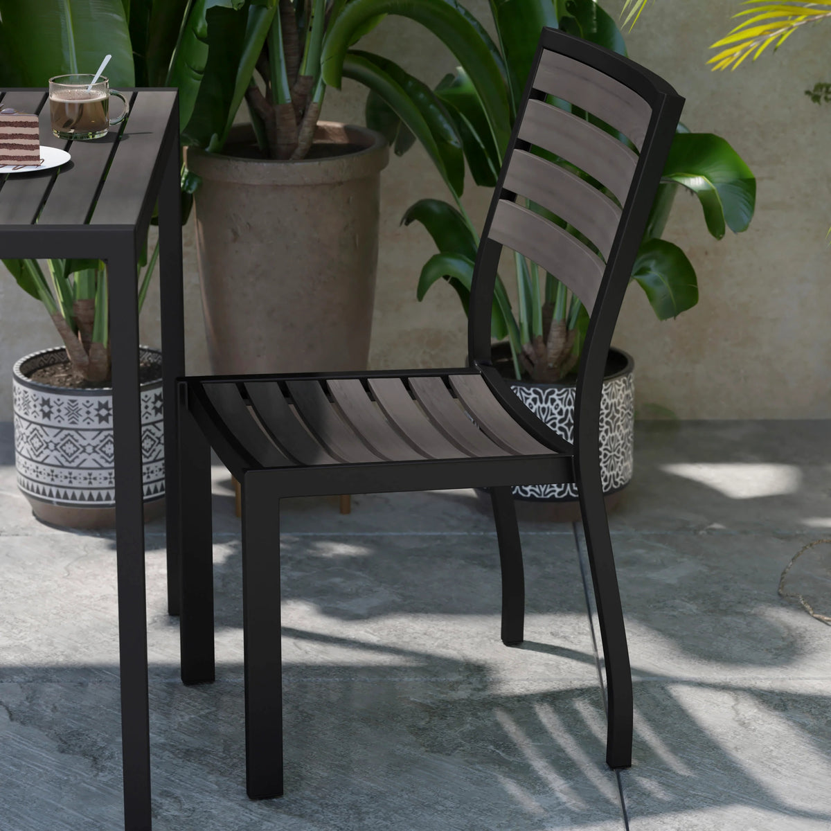Flash Furniture 2-XU-DG-HW6036-GY-GG Chair, 19" Wide, 2/Case - photo 6