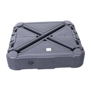 Flash Furniture GM-WL-80040FA-L-BK-GG Hank HDPE Plastic Base, 33 1/2" Wide, Black - photo 4
