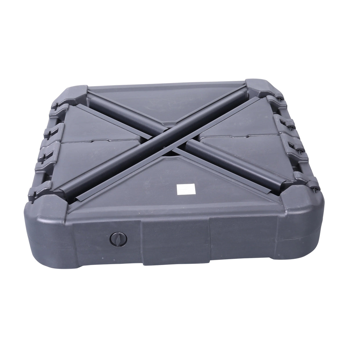 Flash Furniture GM-WL-80040FA-L-BK-GG Hank HDPE Plastic Base, 33 1/2" Wide, Black - photo 4