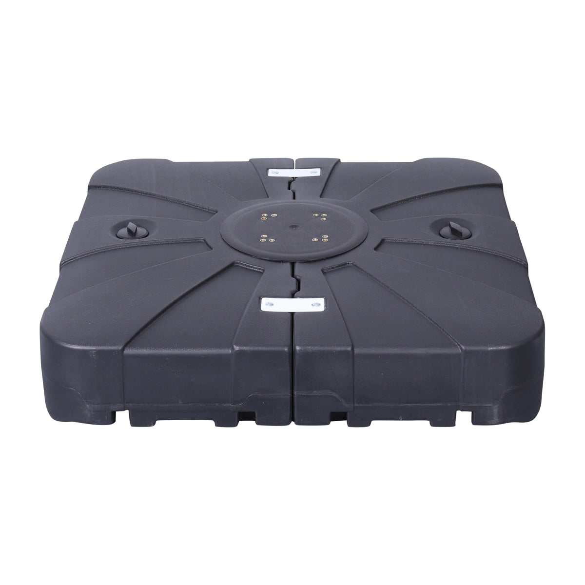 Flash Furniture GM-WL-80040FA-L-BK-GG Hank HDPE Plastic Base, 33 1/2" Wide, Black - photo 5