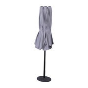 Flash Furniture GM-WL-UU021-GRY-GG Elizabeth Polyester Umbrella, 15' Wide, Gray - photo 6