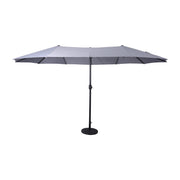 Flash Furniture GM-WL-UU021-GRY-GG Elizabeth Polyester Umbrella, 15' Wide, Gray - photo 7
