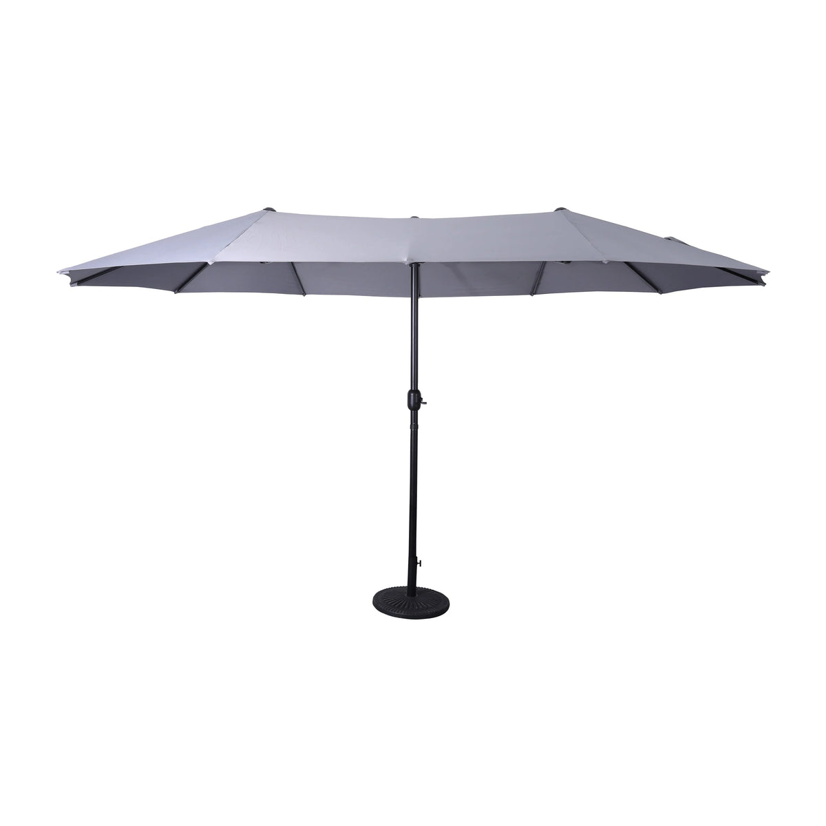 Flash Furniture GM-WL-UU021-GRY-GG Elizabeth Polyester Umbrella, 15' Wide, Gray - photo 7