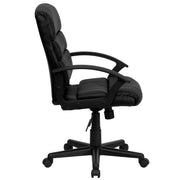 Flash Furniture GO-1004-BK-LEA-GG Office Chair, 26 1/2" Wide, Black - photo 6