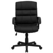 Flash Furniture GO-1004-BK-LEA-GG Office Chair, 26 1/2" Wide, Black - photo 7