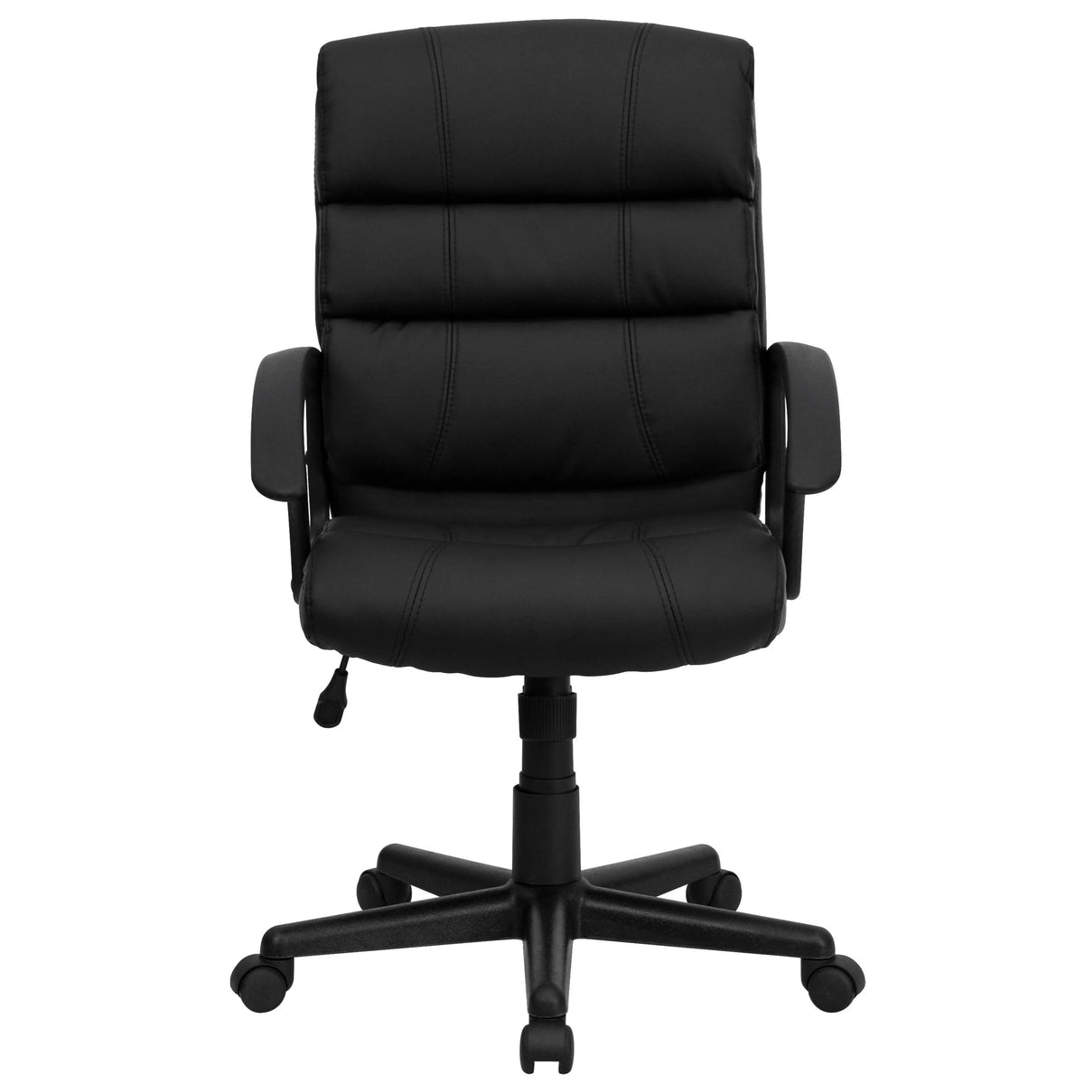 Flash Furniture GO-1004-BK-LEA-GG Office Chair, 26 1/2" Wide, Black - photo 7