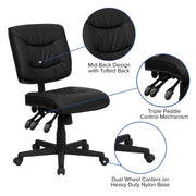Flash Furniture GO-1574-BK-GG Task Chair, 25" Wide, Black - photo 3