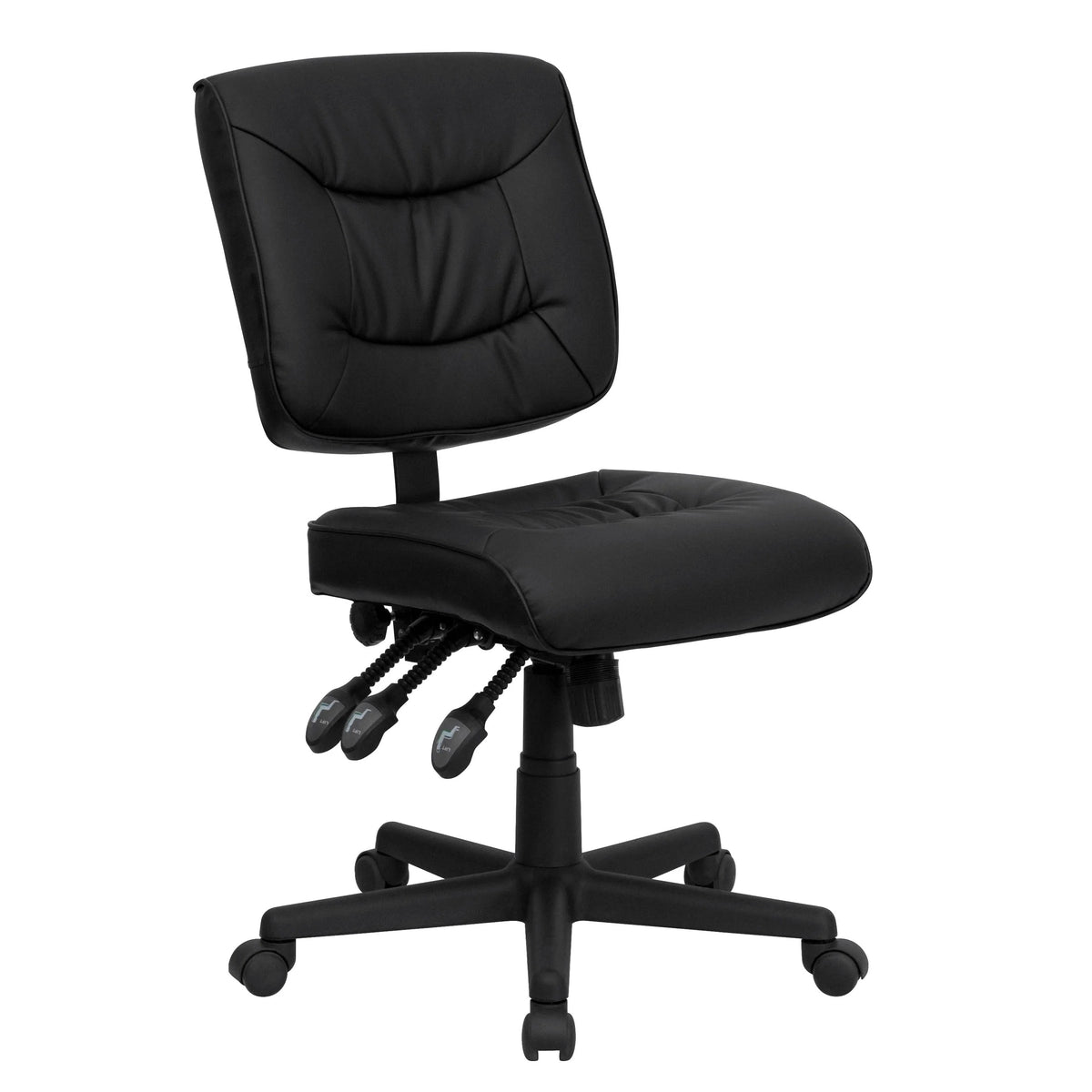 Flash Furniture GO-1574-BK-GG Task Chair, 25" Wide, Black - Default Title