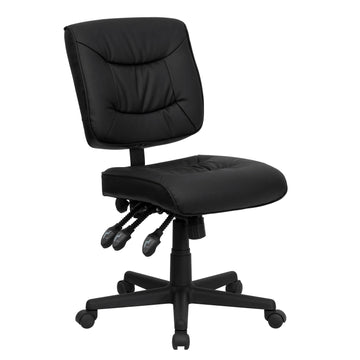 Flash Furniture GO-1574-BK-GG Task Chair, 25" Wide, Black - Default Title