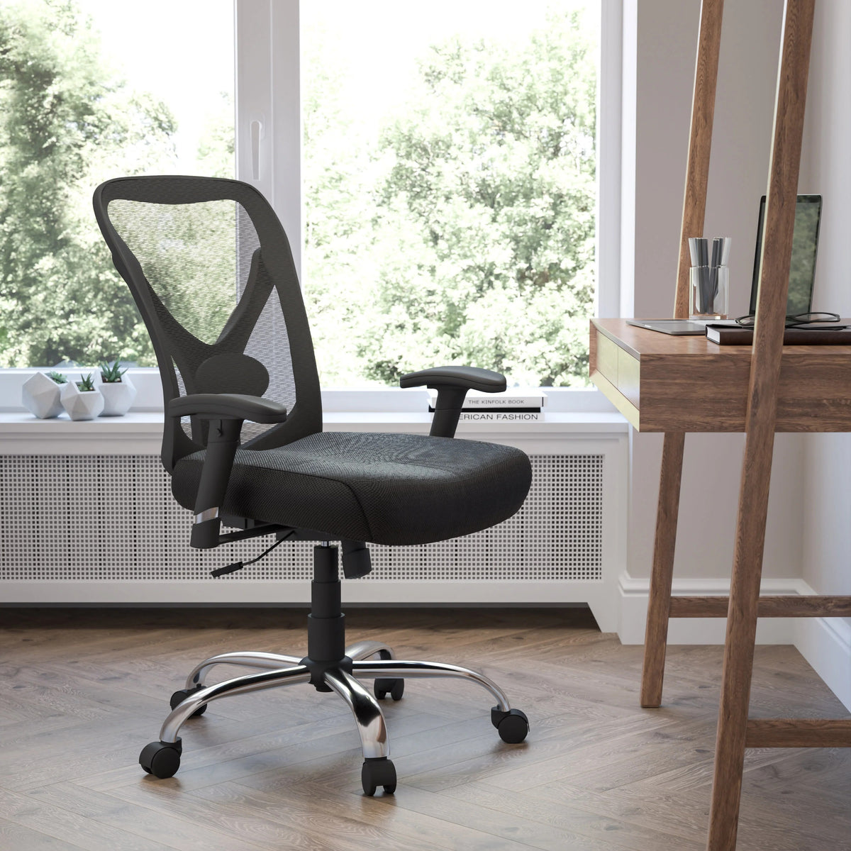 Flash Furniture GO-2032-GG Office Chair, 29" Wide, Black - photo 2