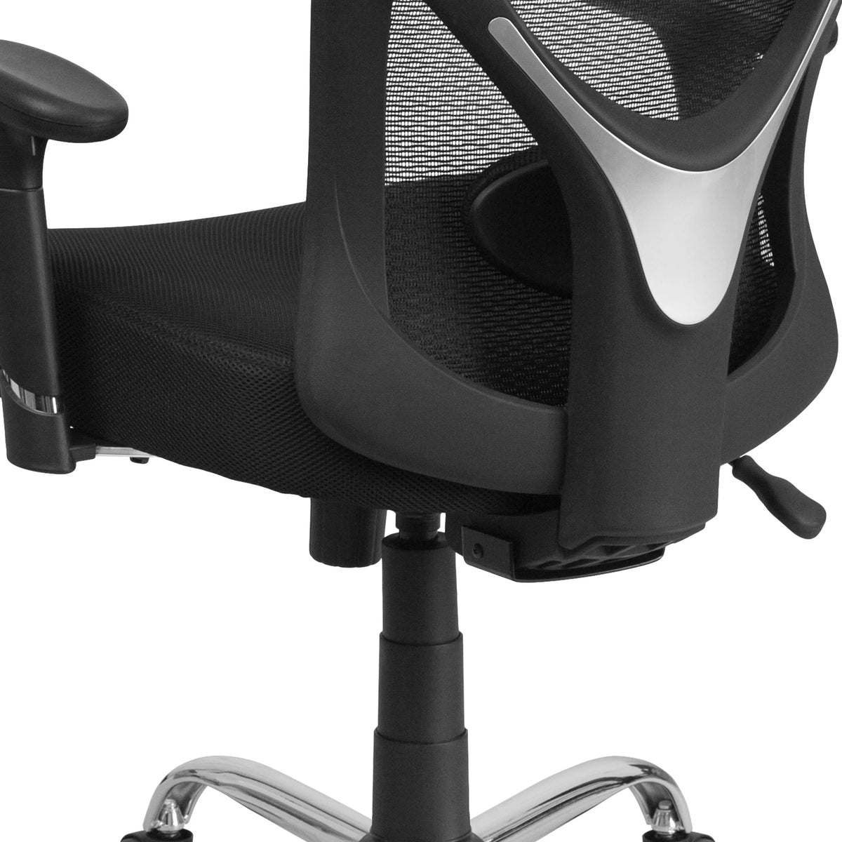 Flash Furniture GO-2032-GG Office Chair, 29" Wide, Black - photo 6