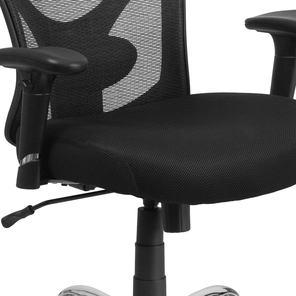Flash Furniture GO-2032-GG Office Chair, 29" Wide, Black - photo 9