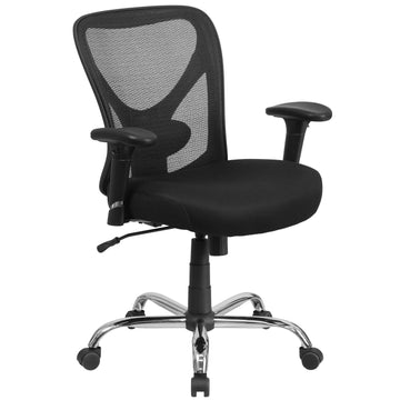 Flash Furniture GO-2032-GG Office Chair, 29" Wide, Black - Default Title