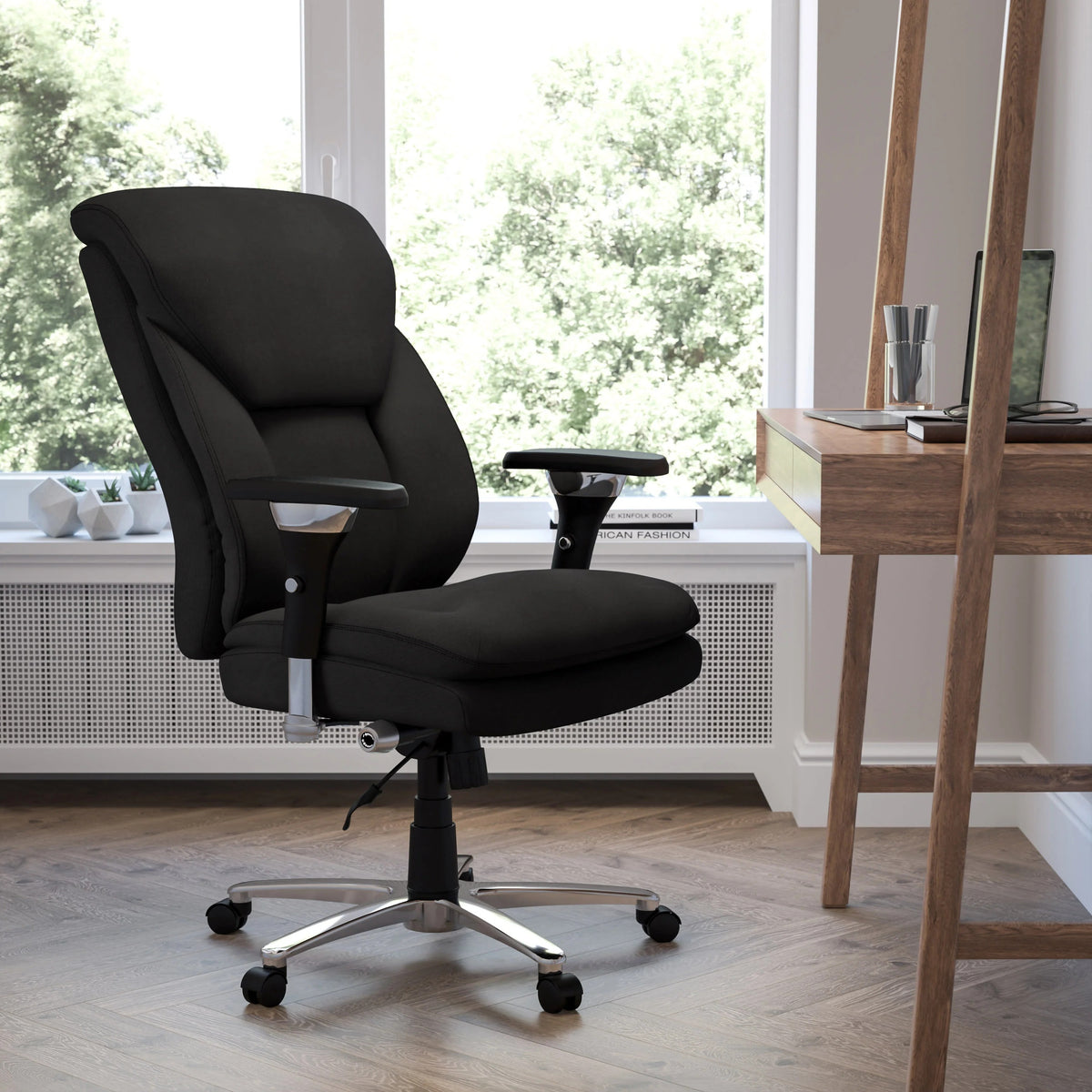 Flash Furniture GO-2085-GG Office Chair, 32 3/4" Wide, Black - photo 2