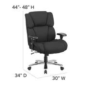 Flash Furniture GO-2149-GG Office Chair, 30" Wide, Black - photo 4