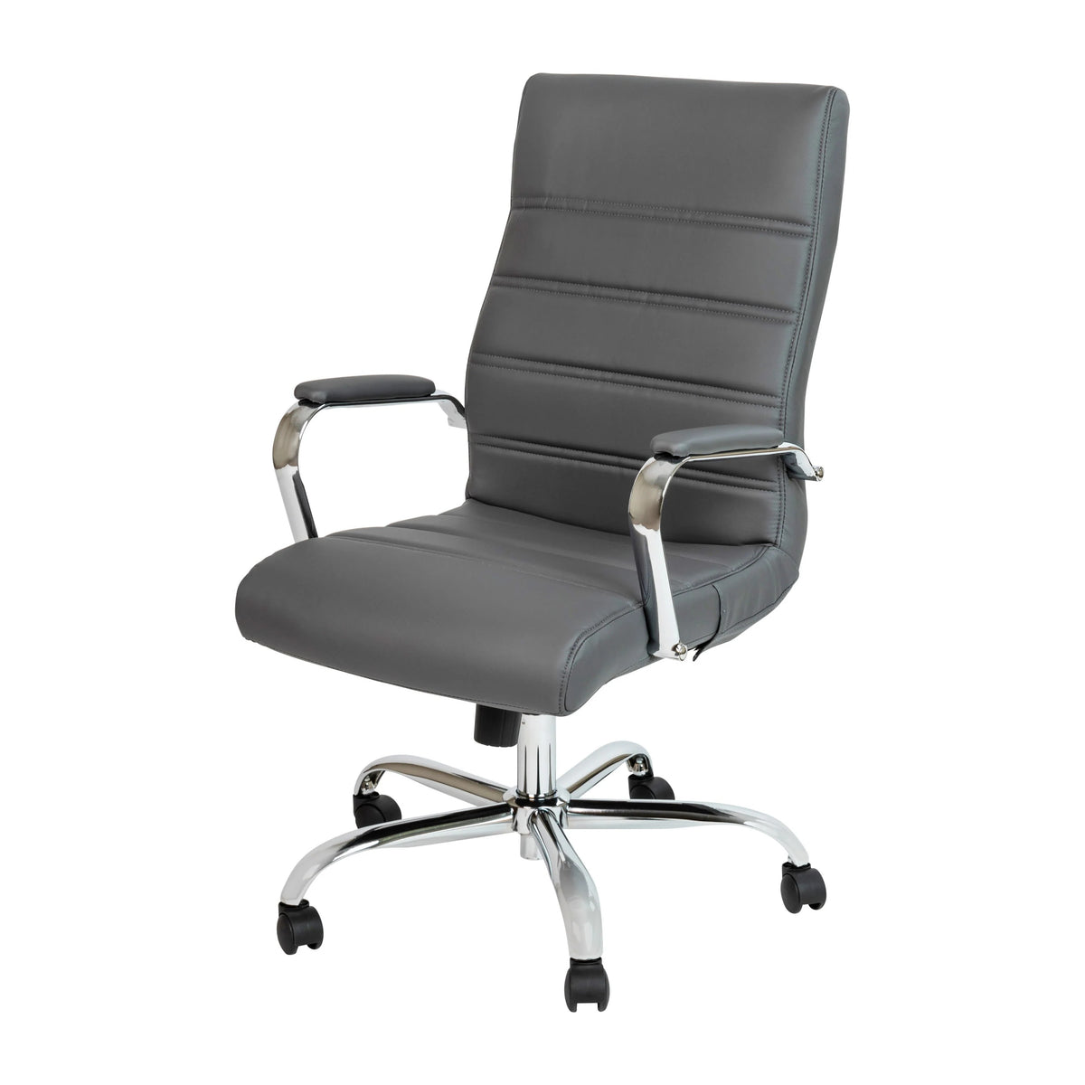 Flash Furniture GO-2286H-GR-GG Whitney Office Chair, 26" Wide, Gray - Default Title