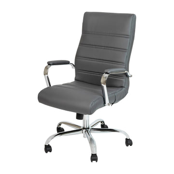 Flash Furniture GO-2286H-GR-GG Whitney Office Chair, 26" Wide, Gray - Default Title