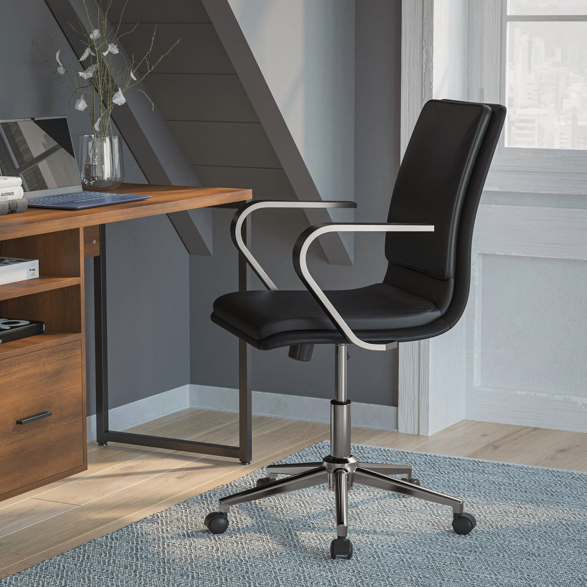 Flash Furniture GO-21111B James Office Chair, 26 1/4" Wide - photo 2