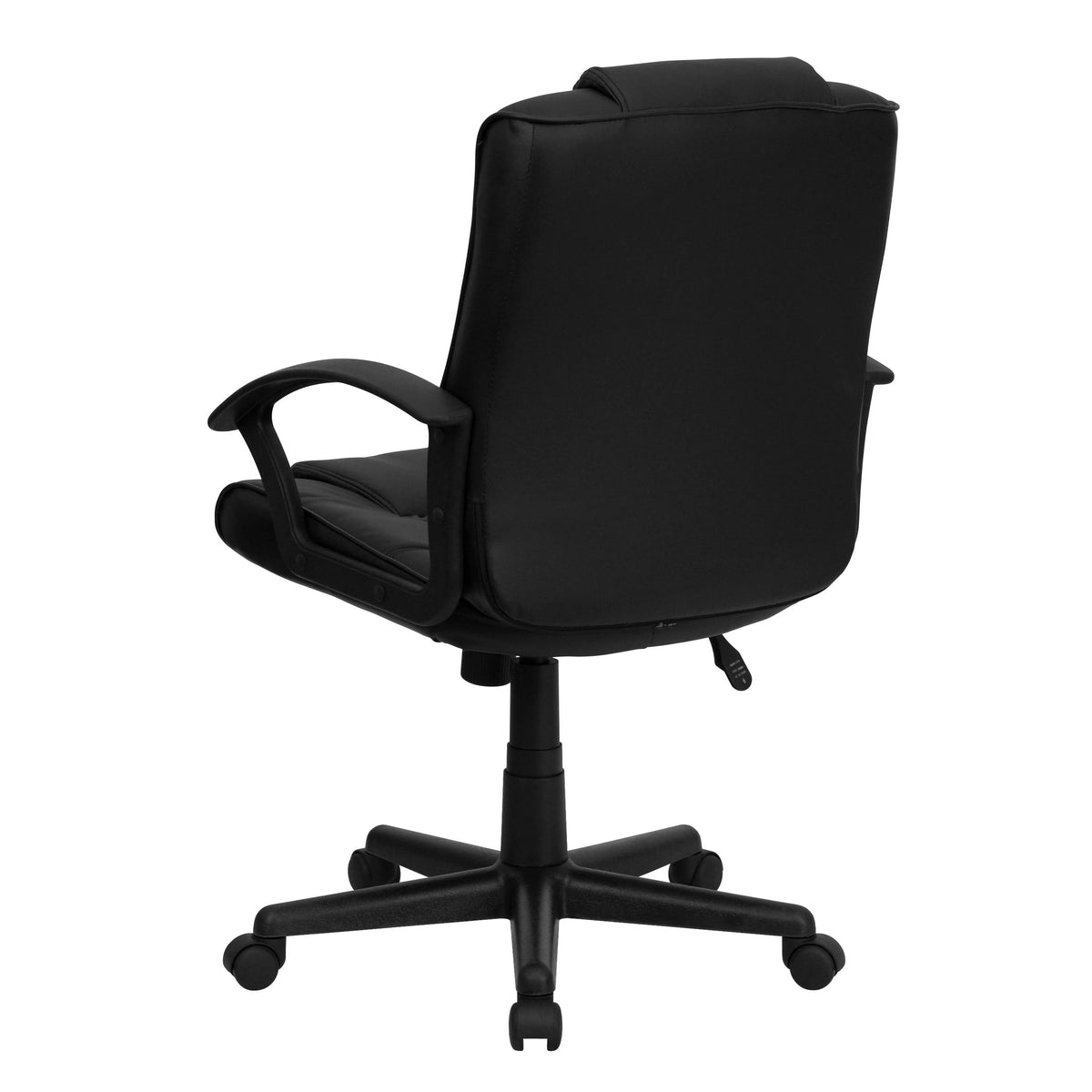 Flash Furniture GO-937M-BK-LEA-GG Office Chair, 26 1/2" Wide, Black - photo 5
