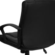 Flash Furniture GO-937M-BK-LEA-GG Office Chair, 26 1/2" Wide, Black - photo 6
