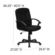 Flash Furniture GO-ST-6 Fabric Office Chair, 26 1/2" Wide - photo 4