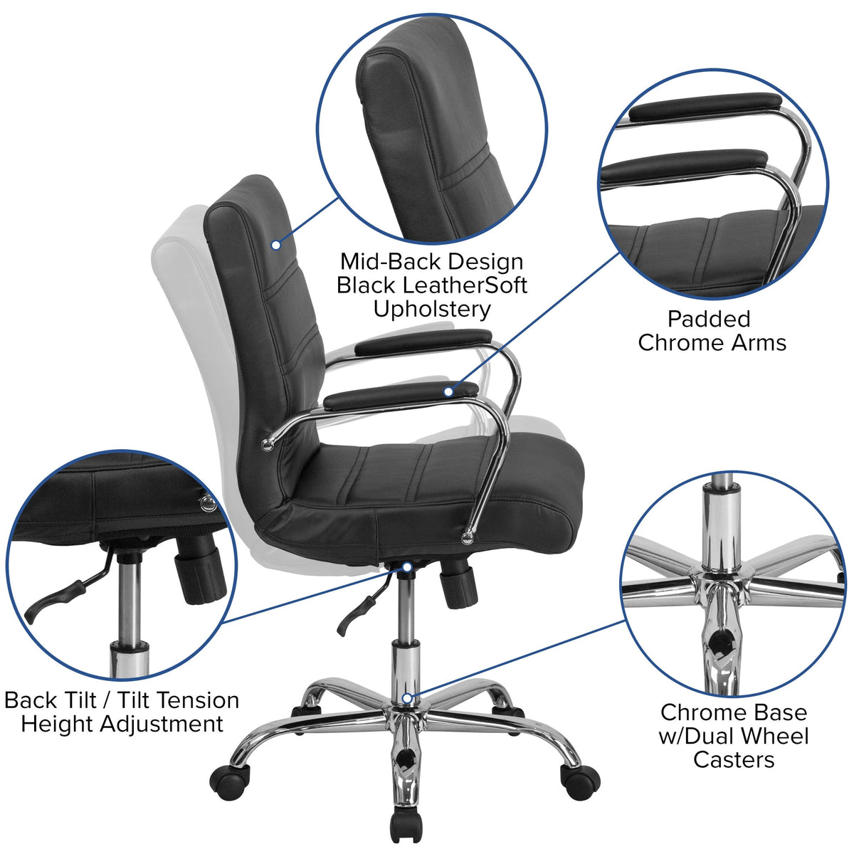 Flash Furniture BLN Chair Set, 4 Chairs - photo 3