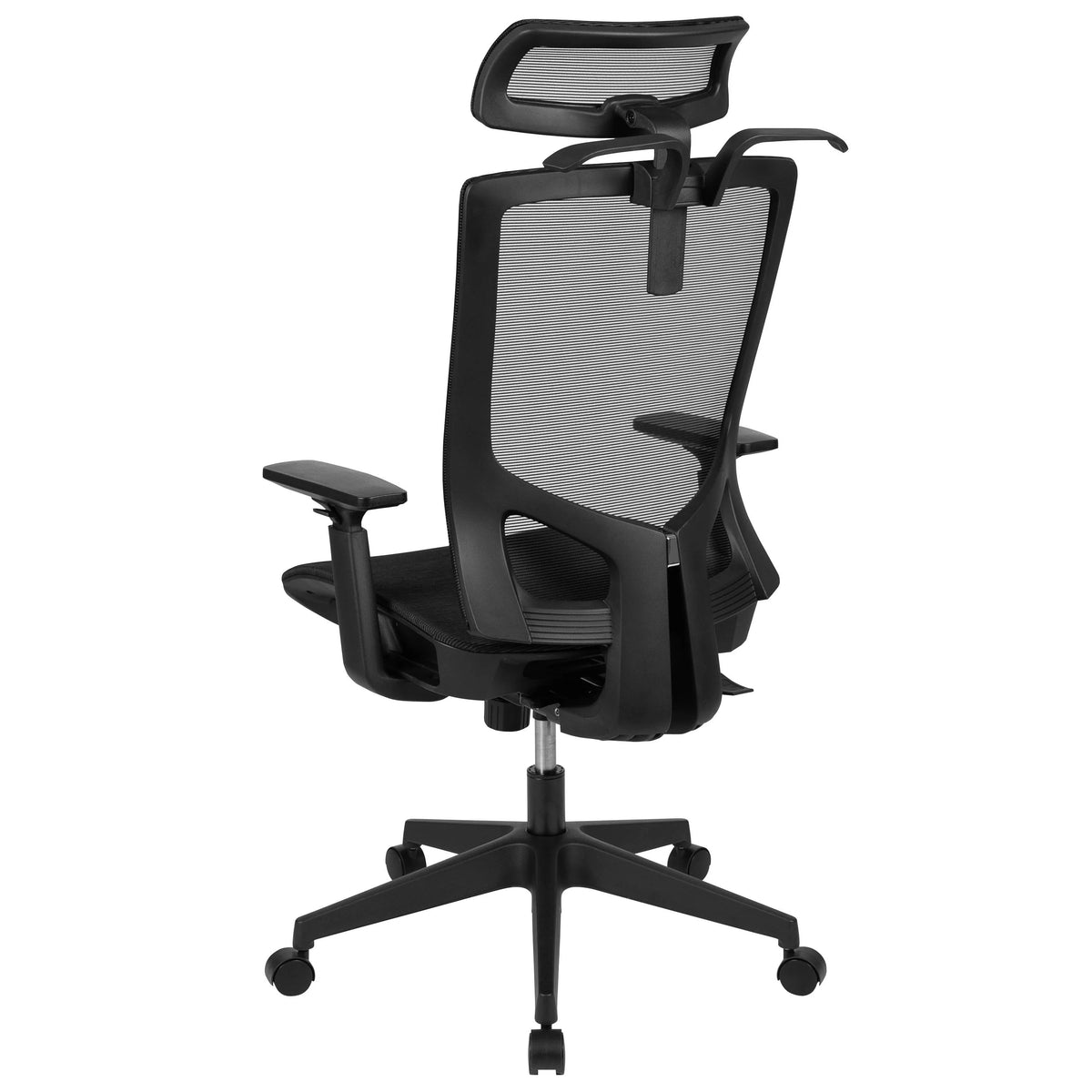 Flash Furniture H-2809-1KY-BK-GG Layla Office Chair, 27" Wide, Black - photo 5