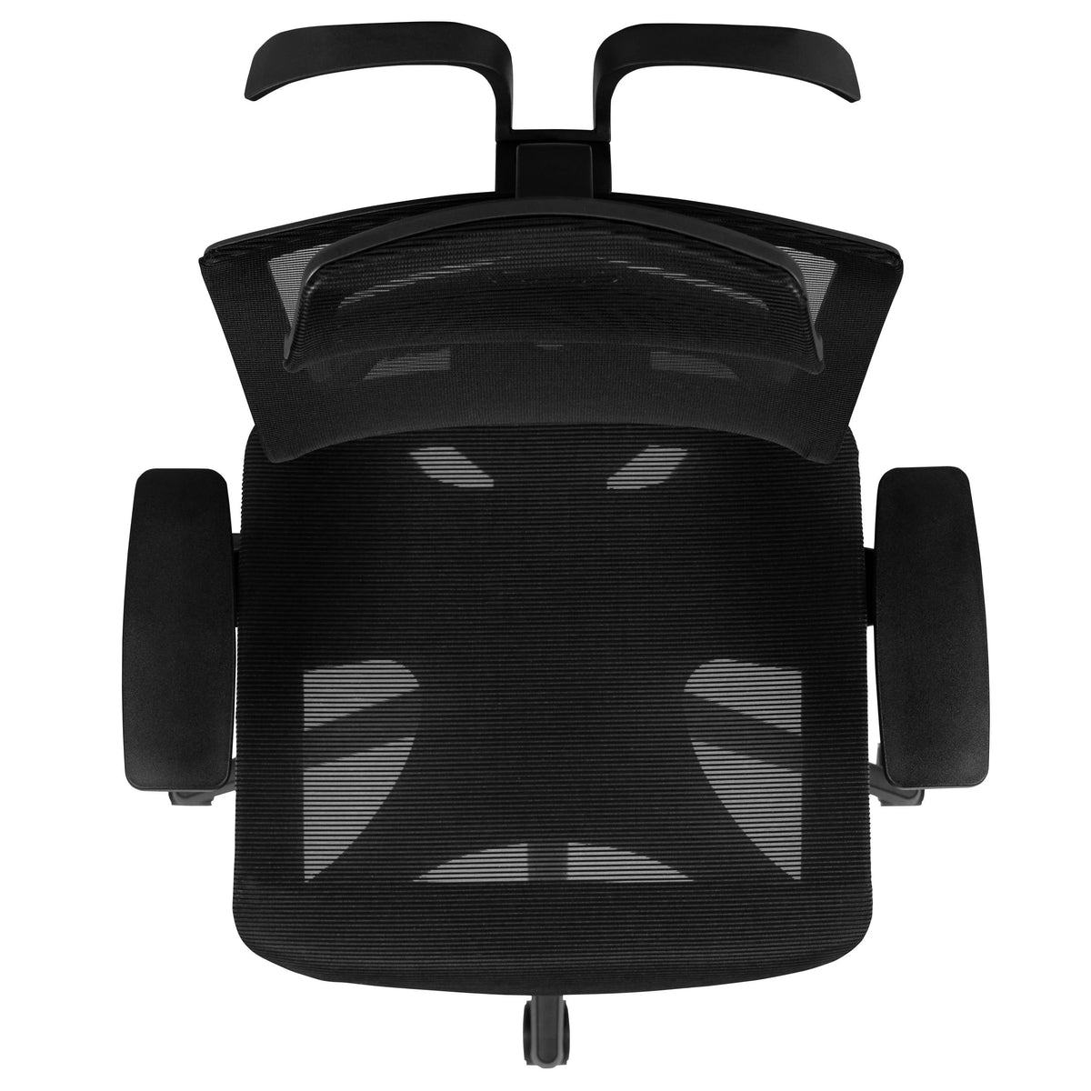 Flash Furniture H-2809-1KY-BK-GG Layla Office Chair, 27" Wide, Black - photo 8