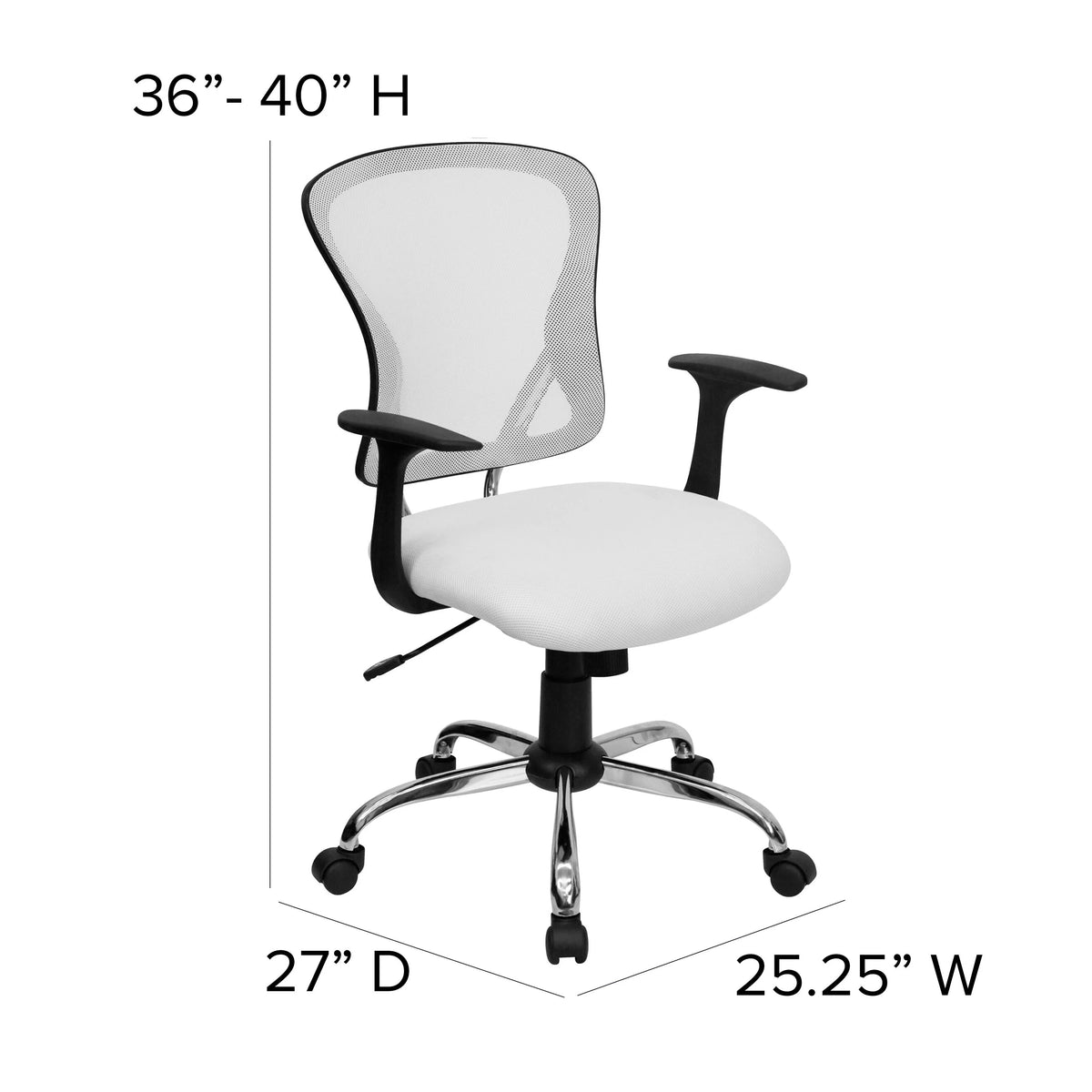 Flash Furniture H-8369F Office Chair, 25 1/4" Wide - photo 4