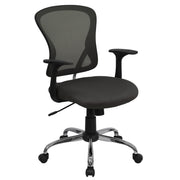 Flash Furniture H-8369F Office Chair, 25 1/4" Wide - Dark Gray