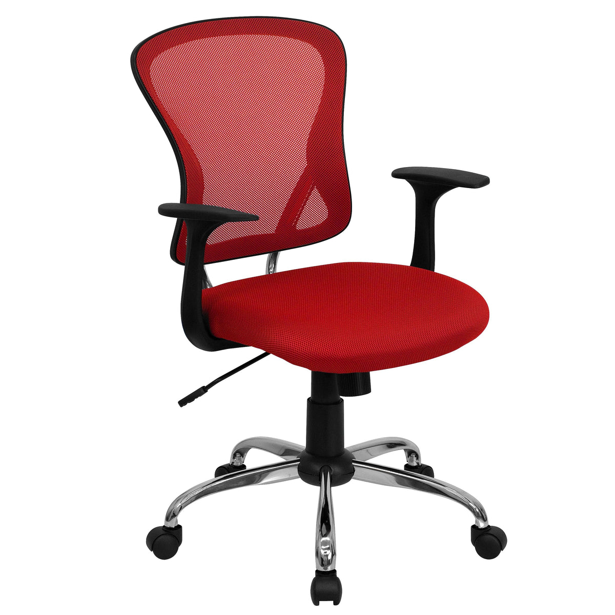 Flash Furniture H-8369F Office Chair, 25 1/4" Wide - Red