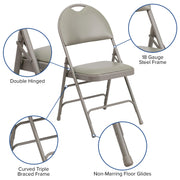 Flash Furniture HA-MC705AV-3 Folding Chair, 15" Wide - photo 3