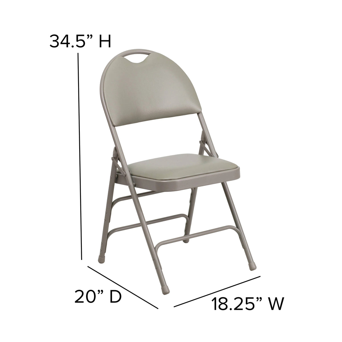 Flash Furniture HA-MC705AV-3 Folding Chair, 15" Wide - photo 4