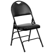 Flash Furniture HA-MC705AV-3 Folding Chair, 15" Wide - Black