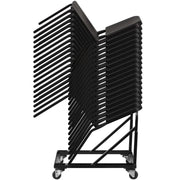 Flash Furniture HF-MUS-DOLLY-GG Powder Coated Steel Chair Dolly, 18 Chairs, Black - photo 2