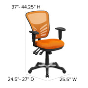 Flash Furniture HL-0001-GG Office Chair, 25 3/4" Wide, Black - photo 4