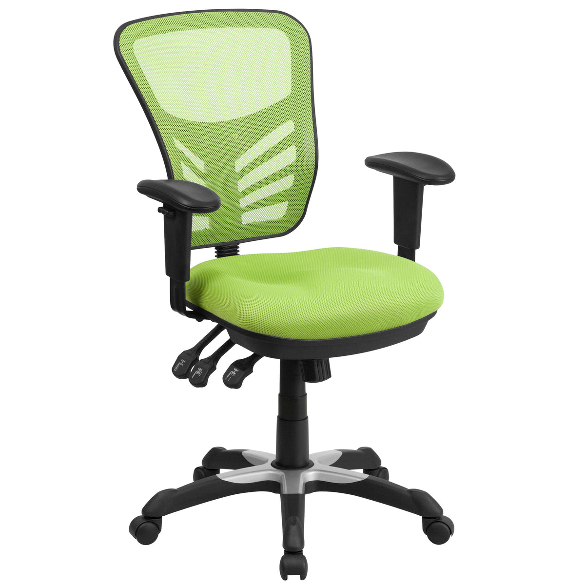 Flash Furniture HL-0001 Mesh Office Chair, 25 3/4" Wide - Green